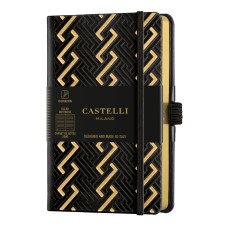 Бележник Castelli C&G, 9x14cm, б.л, Romans Gold