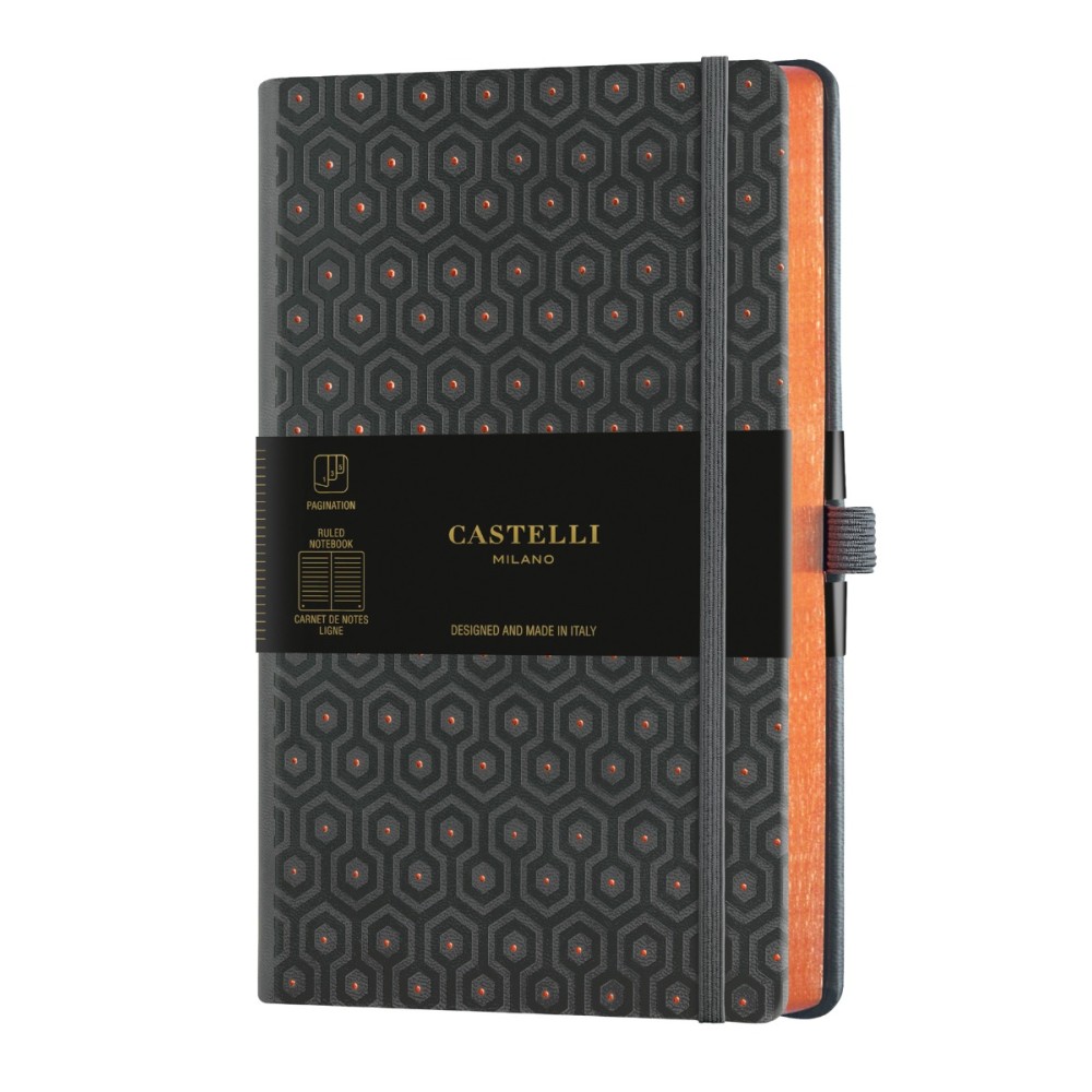 Бележник Castelli C&G, 9x14cm, лин, Honey Copper