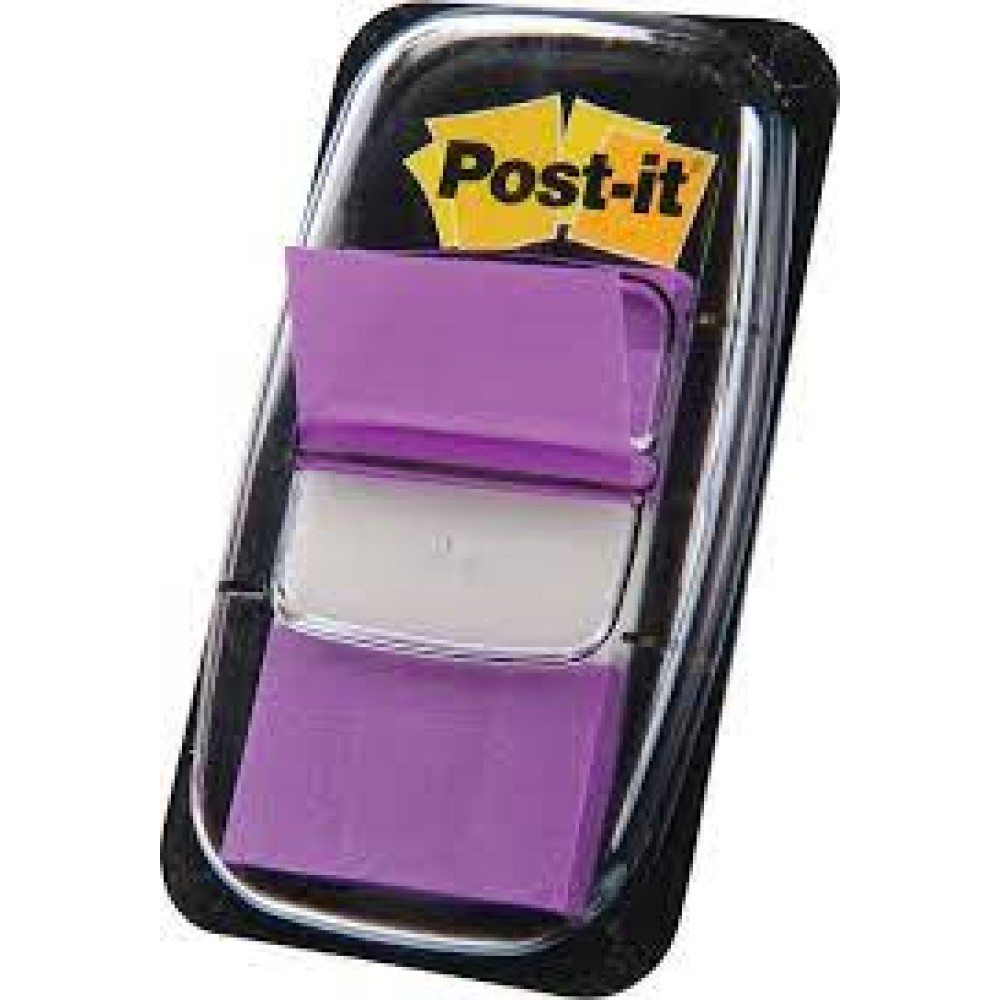 Сигнални ленти 3М Post-it 680, 25.4x43.2mm, лилав