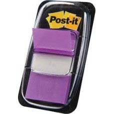 Сигнални ленти 3М Post-it 680, 25.4x43.2mm, лилав