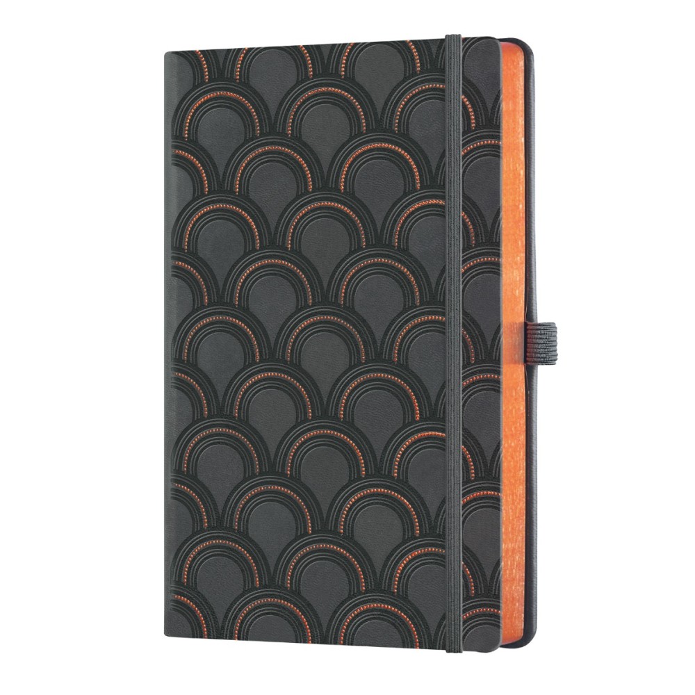 Бележник Castelli C&G, 9x14cm, лин,Art Deco Copper