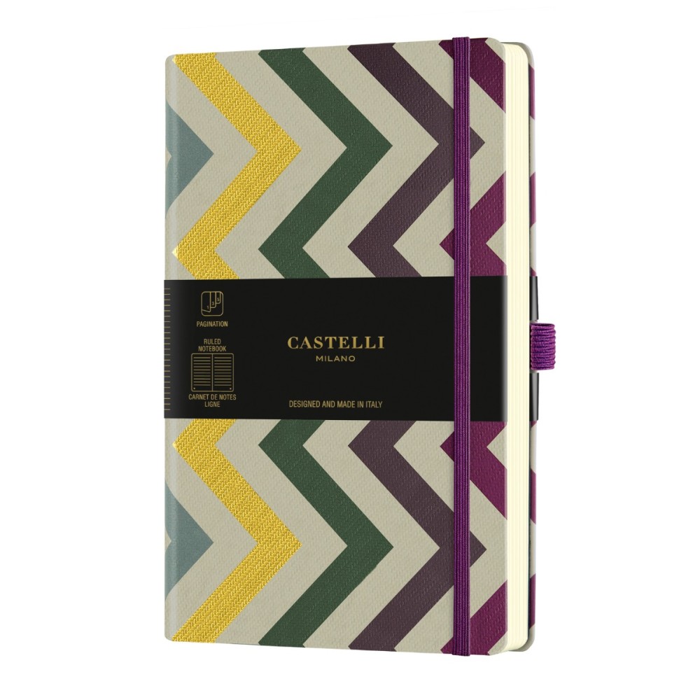 Бележник Castelli Oro, 13x21cm, линиран, Frets