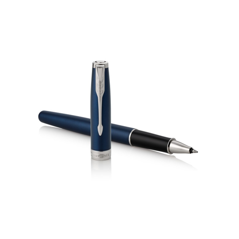Ролер Parker Royal Sonnet Lacquer, син CT
