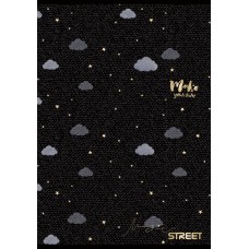 Тетрадка Street, А4, широки редове , 54л, Black&Gold