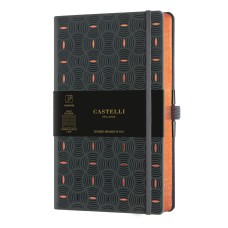 Бележник Castelli C&G, 9x14cm, лин, Rice Gr Copper