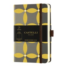 Бележник Castelli Oro, 13x21cm, бели л., Circles