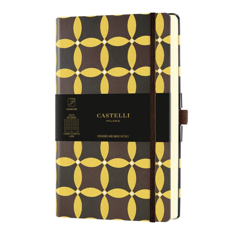 Бележник Castelli Oro, 9x14cm, линиран, Corianders