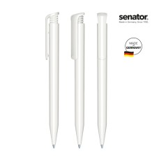 Химикалка Senator Super-Hit Polished 2883, бял/бял