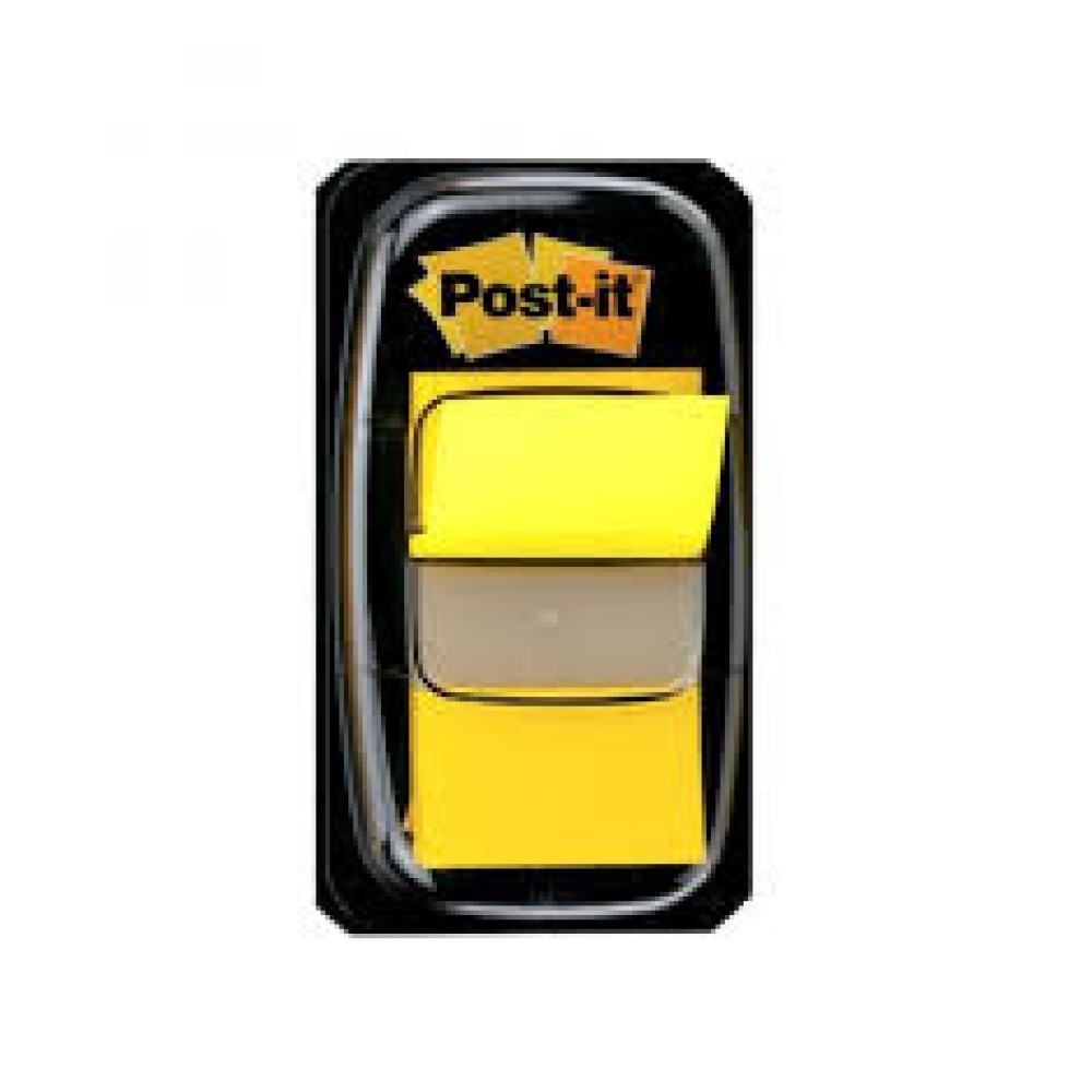 Сигнални ленти 3М Post-it 680, 25.4x43.2mm, жълт