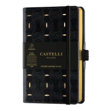 Бележник Castelli C&G, 9x14cm, лин,Rice Grain Gold