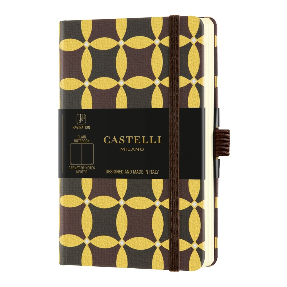 Бележник Castelli Oro, 13x21m, бели л., Corianders