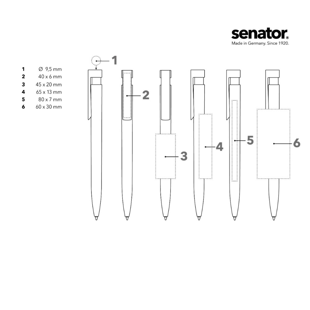 Химикалка Senator Liberty Polished 2915, син 2935