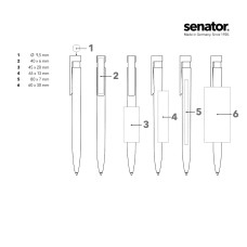 Химикалка Senator Liberty Polished 2915, син 2935