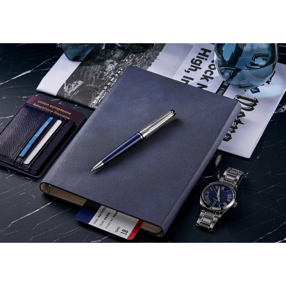Химикалка Waterman Expert SE Deluxe Metallic Blue CT