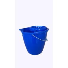 Кръгла кофа с изтисквач 12 L