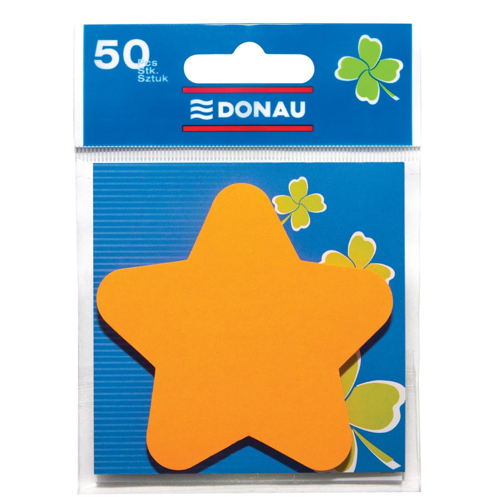 Куб Donau самозалепващи листчета 50л, звезда