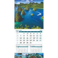 Стенен календар 12-л, 2024, Wonders of the World