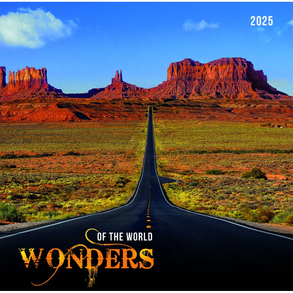 Стенен календар 12-л, 2024, Wonders of the World