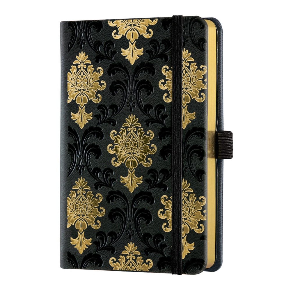 Бележник Castelli C&G, 9x14cm, лин, Baroque Gold