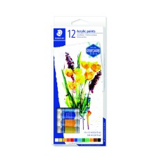 Акрилни бои Staedtler Design Journey, 12 цвята х 12ml