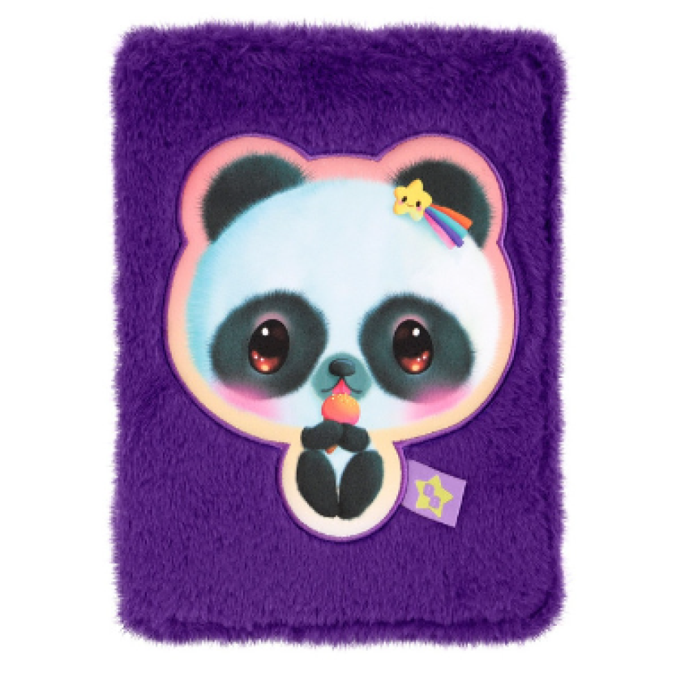 Бележник Bangoberry Pally Panda, плюшен