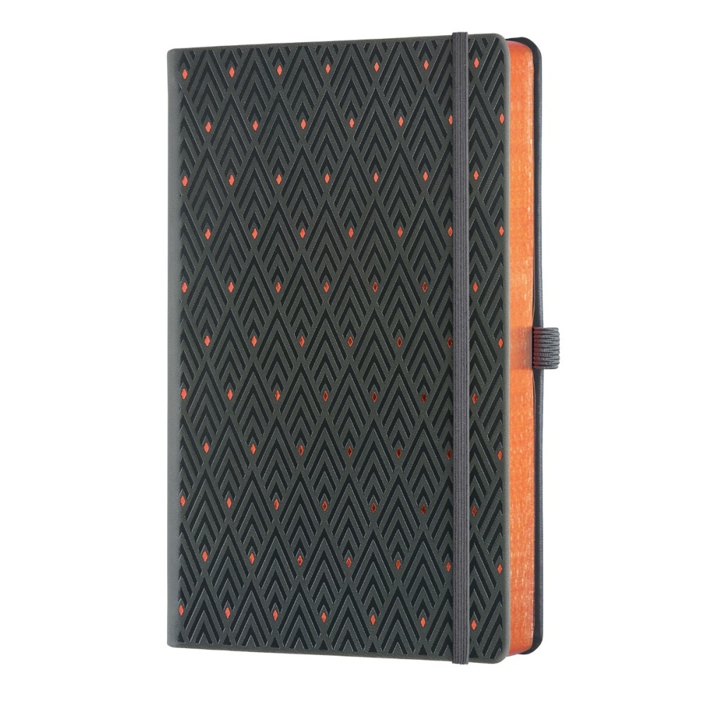 Бележник Castelli C&G, 9x14cm, лин, Diamond Copper