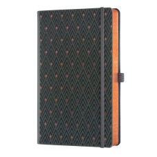 Бележник Castelli C&G, 9x14cm, лин, Diamond Copper