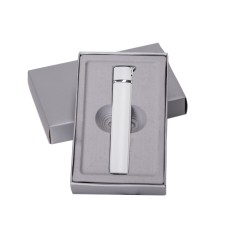 Метална пиезо запалка EB-077 Slim, бял