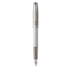 Писалка Parker Royal Sonnet Premium, бял/металм