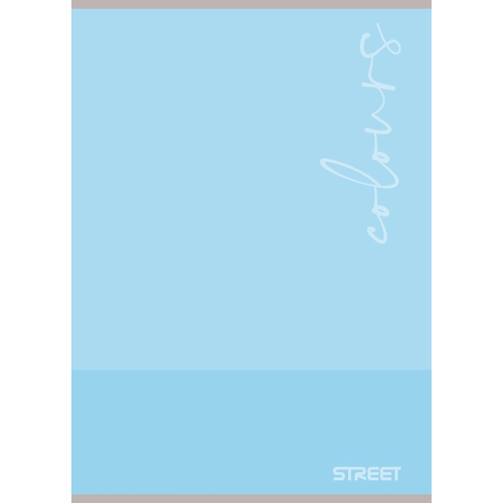 Тетрадка Street Dislectic, А4, квадратчета 1cm, 52 листа