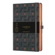 Бележник Castelli C&G, 9x14cm, лин, Weaving Copper