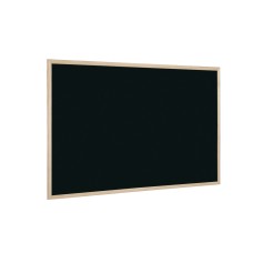 Дъска Bi-Office черна с дървена рамка, 40х60 cm