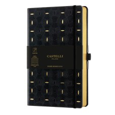 Бележник Castelli C&G, 13x21cm,б.л,Rice grain Gold