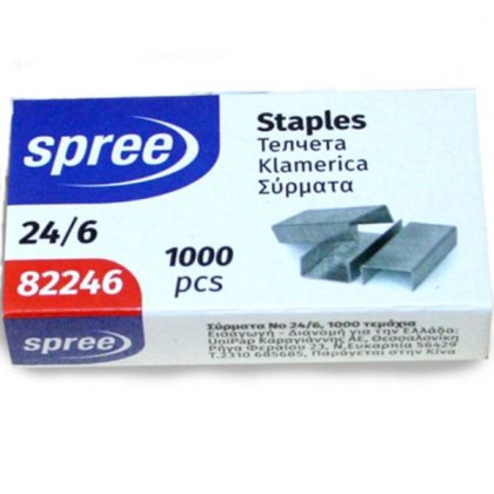 Телчета за телбод Spree 24/6, 1000 бр/оп.